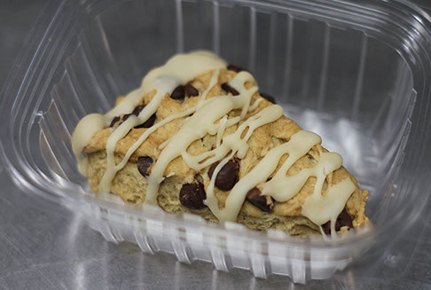 Veganics Products available for whole sale. Vegan Chocolate Chip Scone by Veganics